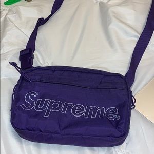 Purple Supreme Shoulder Bag (FW18)